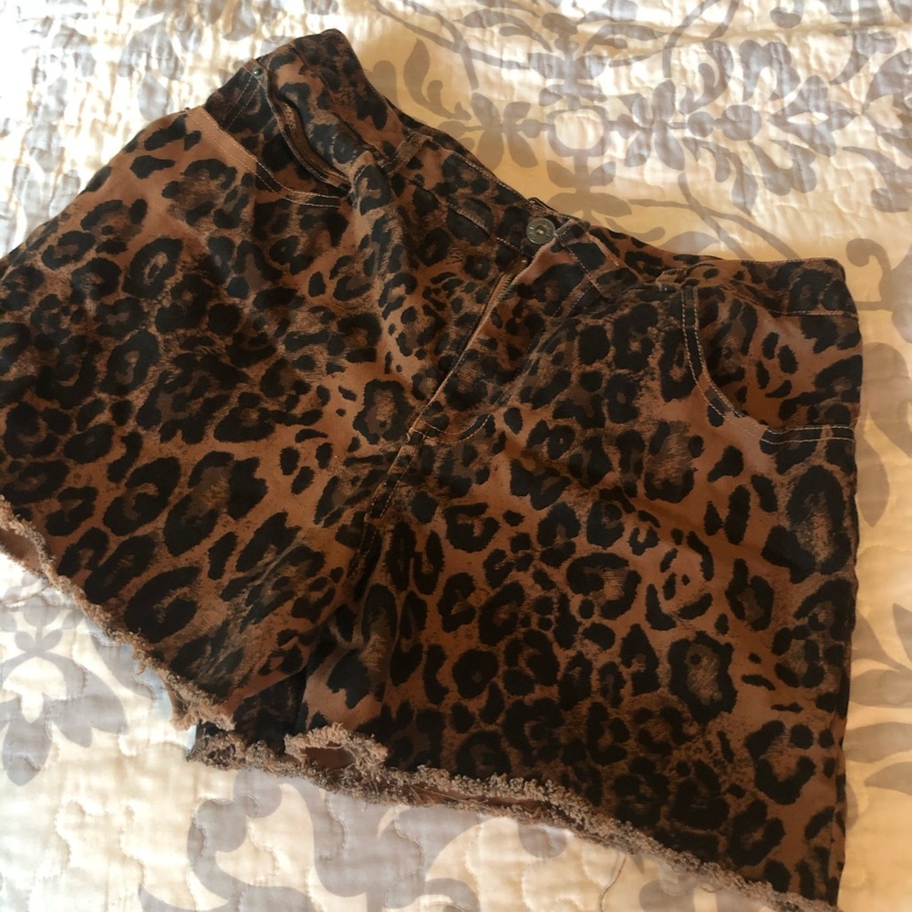 Cheetah Print Shorts